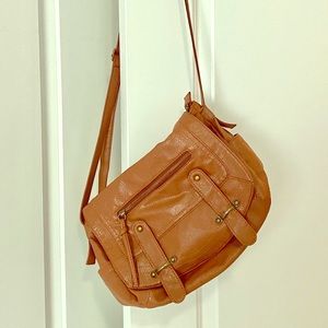 Brown crossbody purse